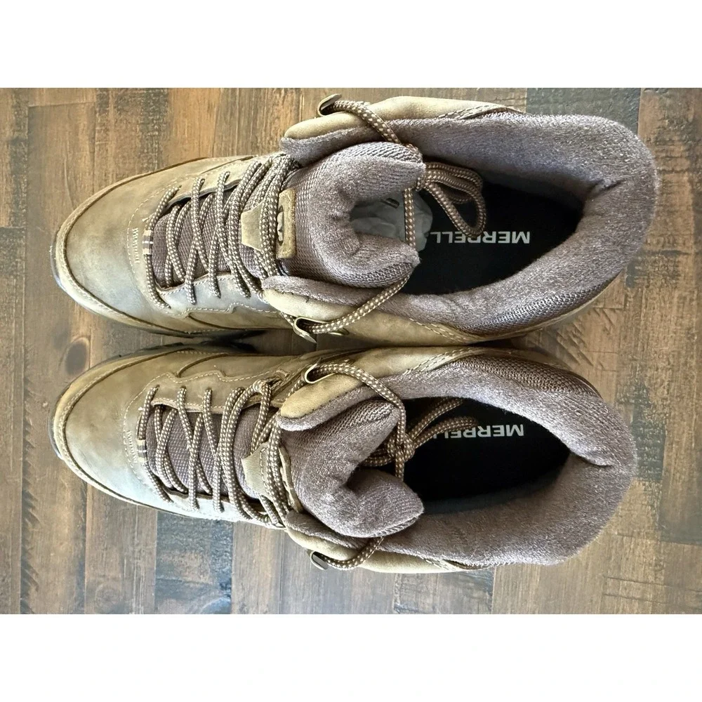 Merrell Men's Sz 13 Moab Adventure 3 Mid Waterproof Boots J003821 Earth Hiking